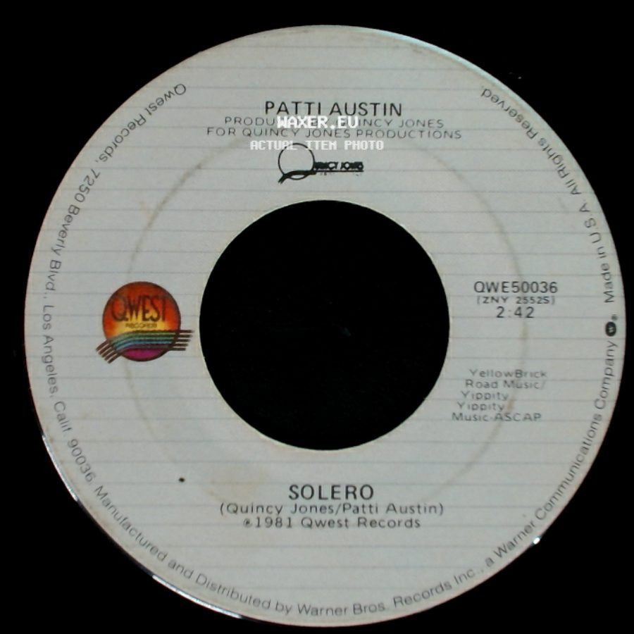 Patti Austin - Baby, Come To Me / Solero side B