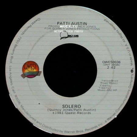 Patti Austin - Baby, Come To Me / Solero side B