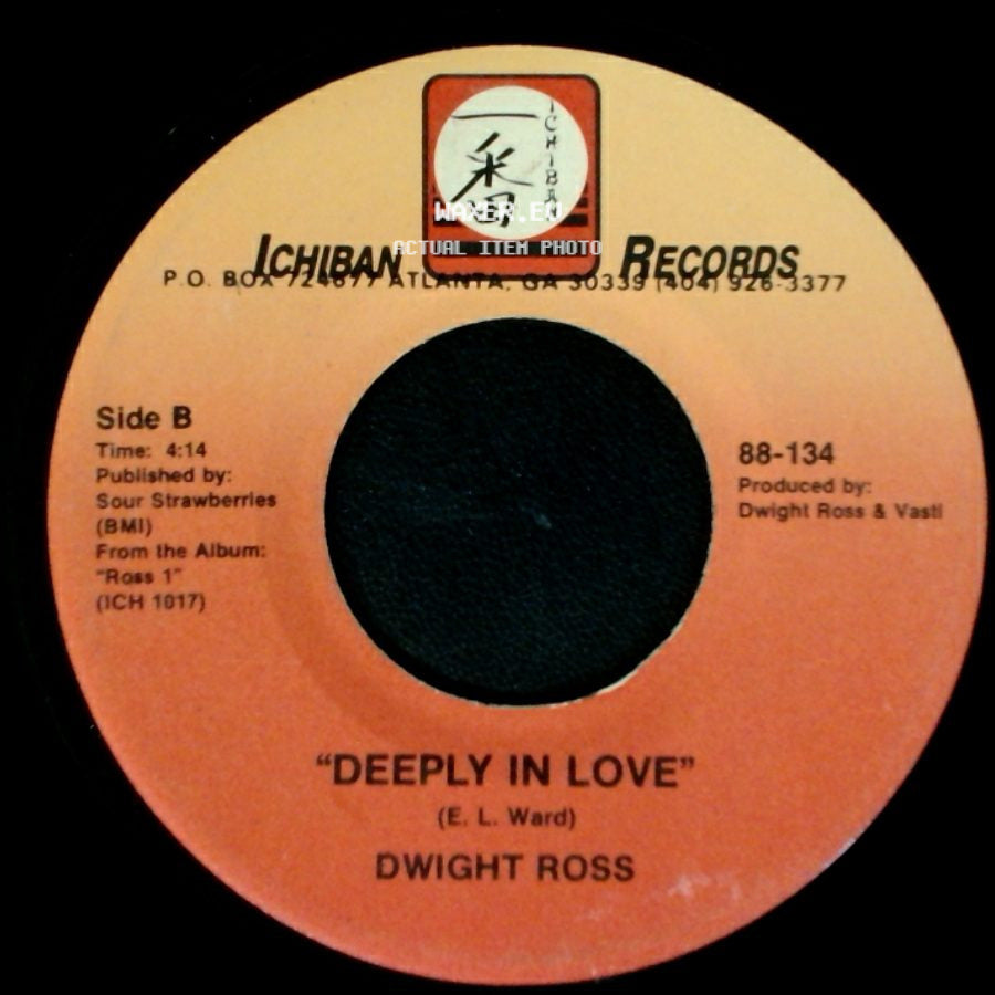 Dwight Ross - I Got The Hots For You / Deeply In Love side B