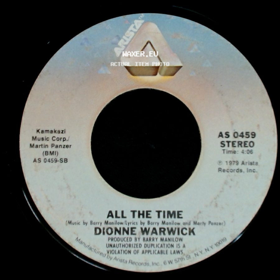 Dionne Warwick - All The Time / Deja Vu side A