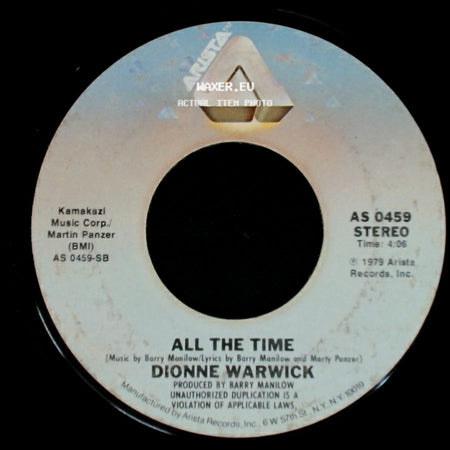 Dionne Warwick - All The Time / Deja Vu side A