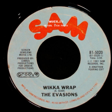 The Evasions - Wikka Wrap / All Wrapped Up side A