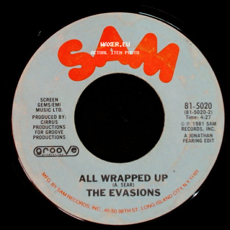 The Evasions - Wikka Wrap / All Wrapped Up side B