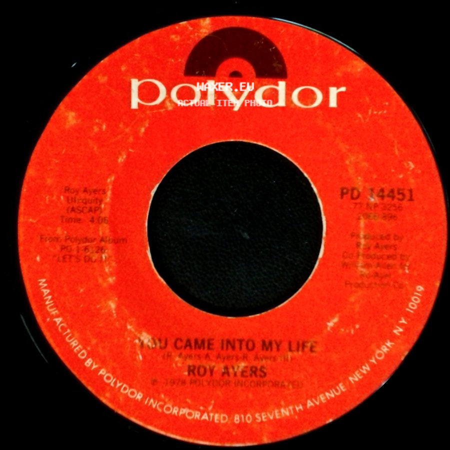 Roy Ayers - You Came Into My Life / Freaky Deaky side A
