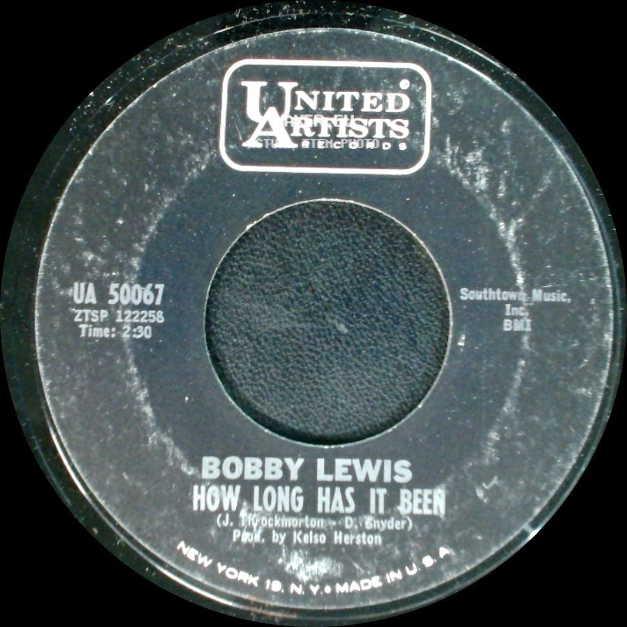 Bobby Lewis - Easy To Say Hard To Do / How Long Has It Been side B