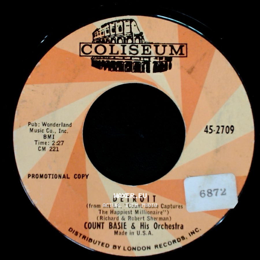 Count Basie & His Orchestra - Detroit / Fortuosity side A