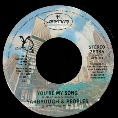 Yarbrough & Peoples - You're My Song / Don't Stop The Music side A