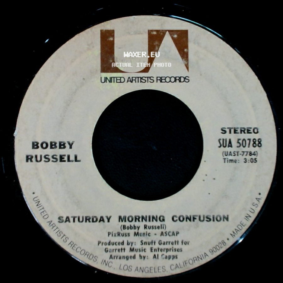 Bobby Russell - Saturday Morning Confusion / Little Ole Song About Love side A
