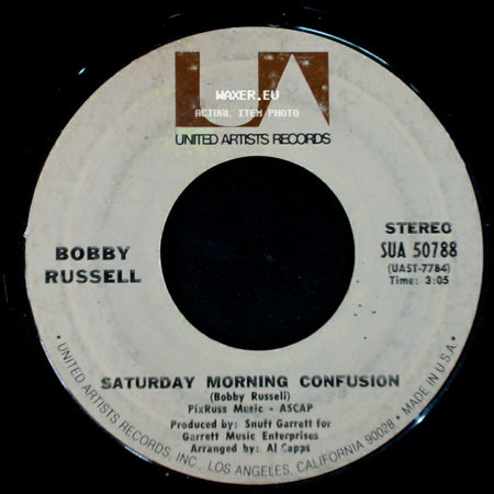 Bobby Russell - Saturday Morning Confusion / Little Ole Song About Love side A