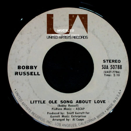 Bobby Russell - Saturday Morning Confusion / Little Ole Song About Love side B