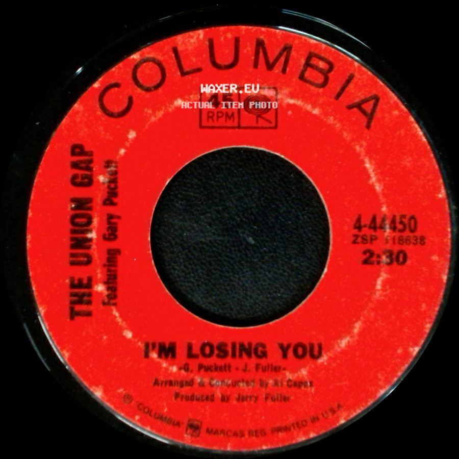 The Union Gap Featuring Gary Puckett - Young Girl / I'm Losing You side B