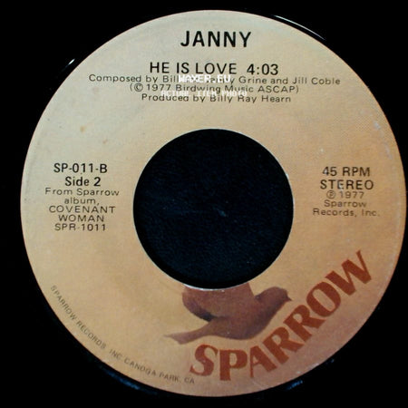 Janny - Bread On The Water / He Is Love side B