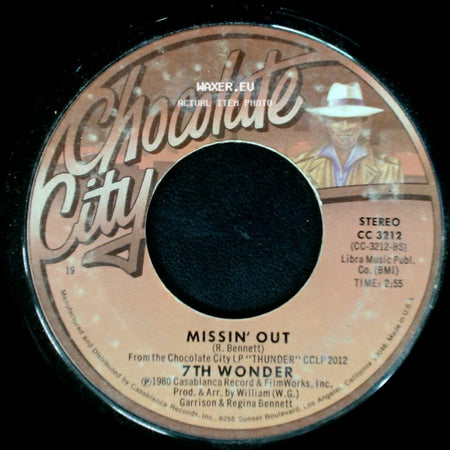 7Th Wonder - The Tilt / Missin' Out side B