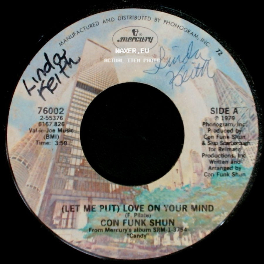 Con Funk Shun - (Let Me Put) Love On Your Mind / Fire When Ready side A