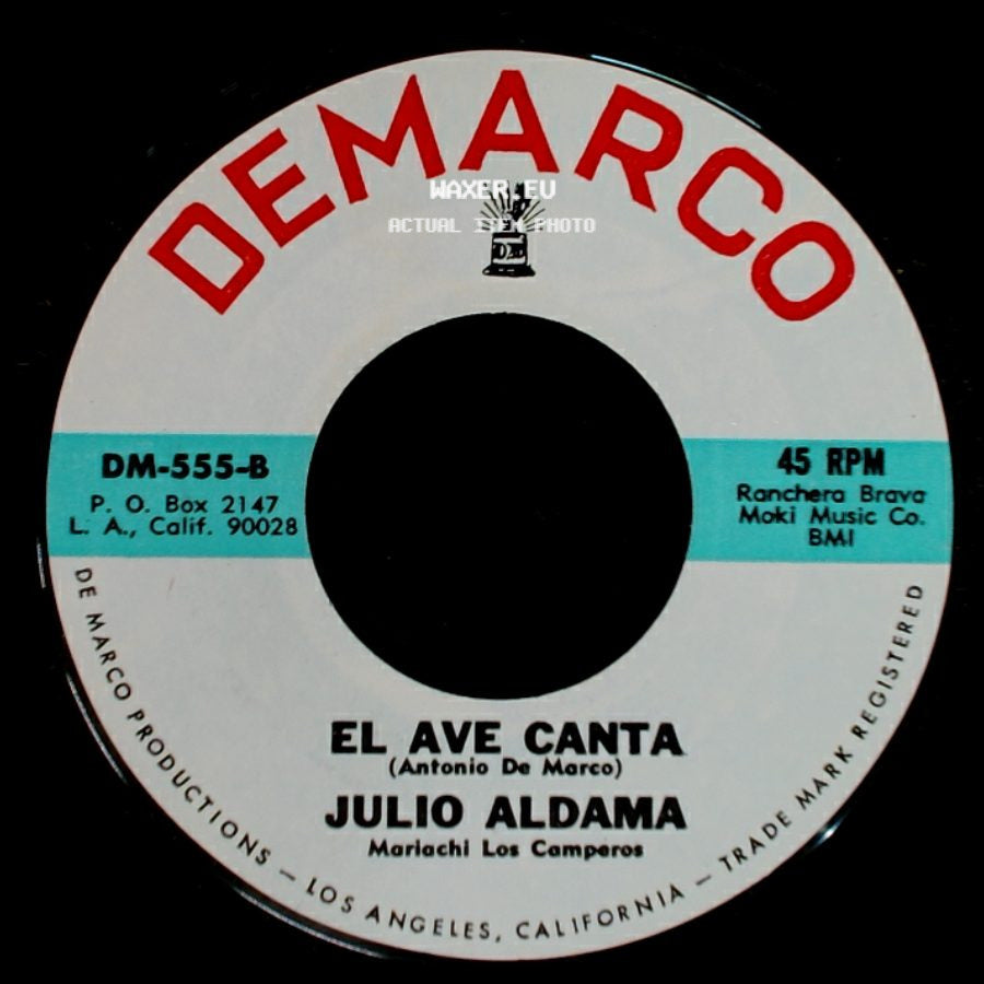 Julio Aldama Mariachi Los Camperos / Julio Aldama - El Ave Canta (Antonio De Marco) / En Nuestro Mundo side A