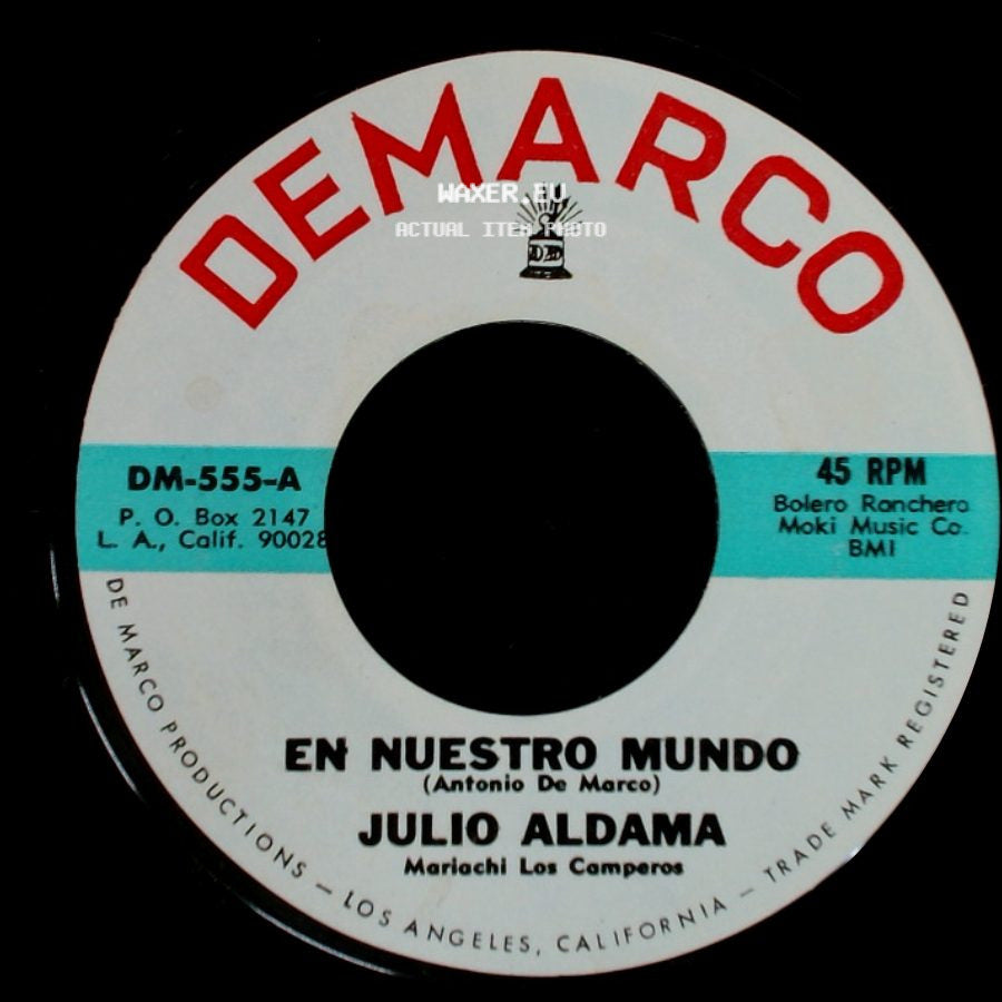 Julio Aldama Mariachi Los Camperos / Julio Aldama - El Ave Canta (Antonio De Marco) / En Nuestro Mundo side B