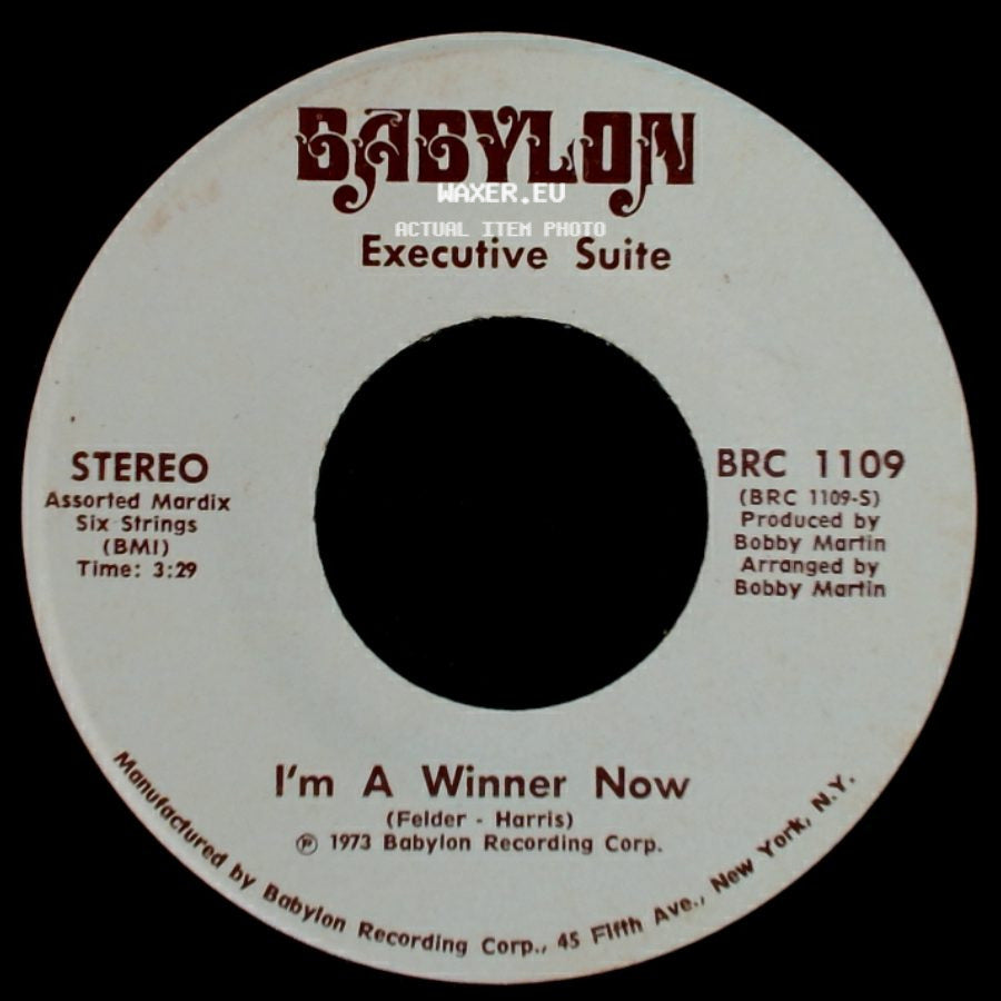 Executive Suite - I'm A Winner Now / You Got It side A