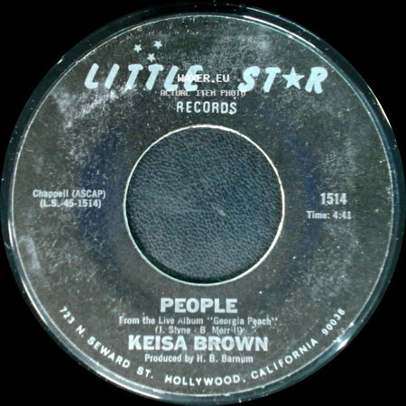 Keisa Brown - T.J. / People side B