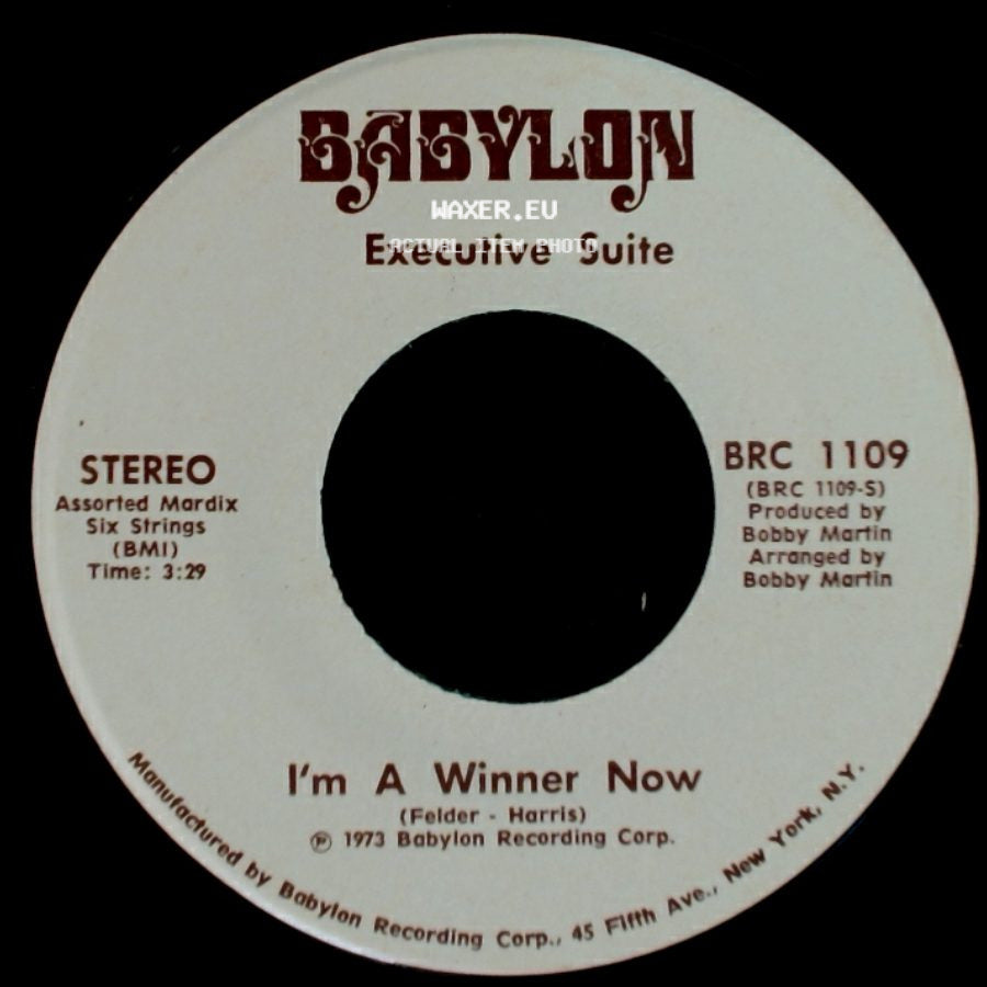 Executive Suite - I'm A Winner Now / You Got It side A