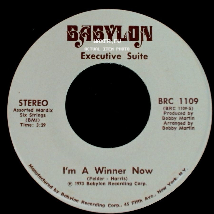 Executive Suite - I'm A Winner Now / You Got It side A