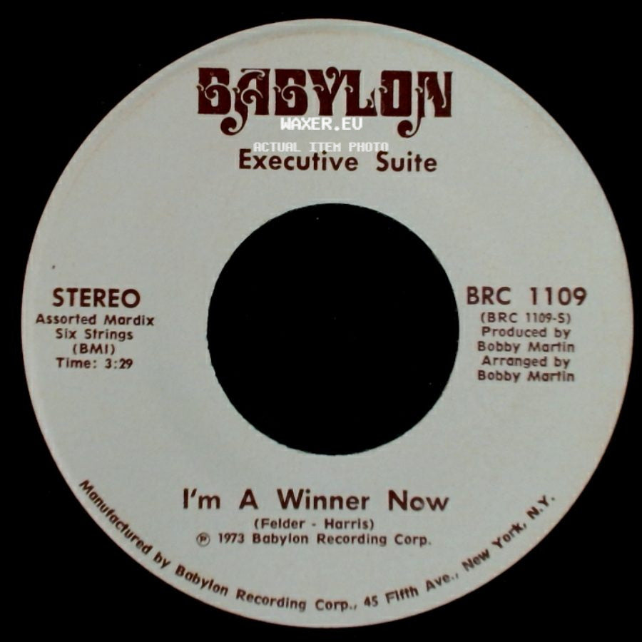 Executive Suite - I'm A Winner Now / You Got It side A
