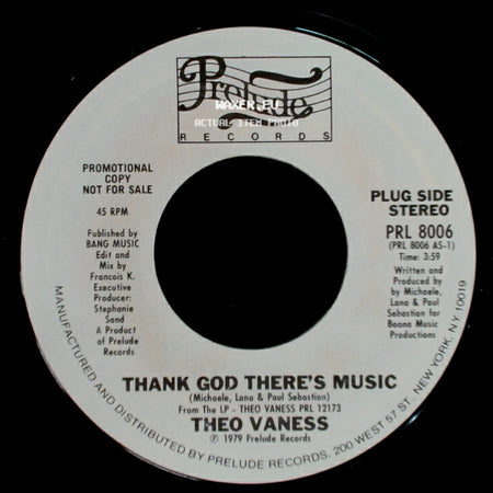 Theo Vaness - I Can't Dance Without You / Thank God There's Music side B