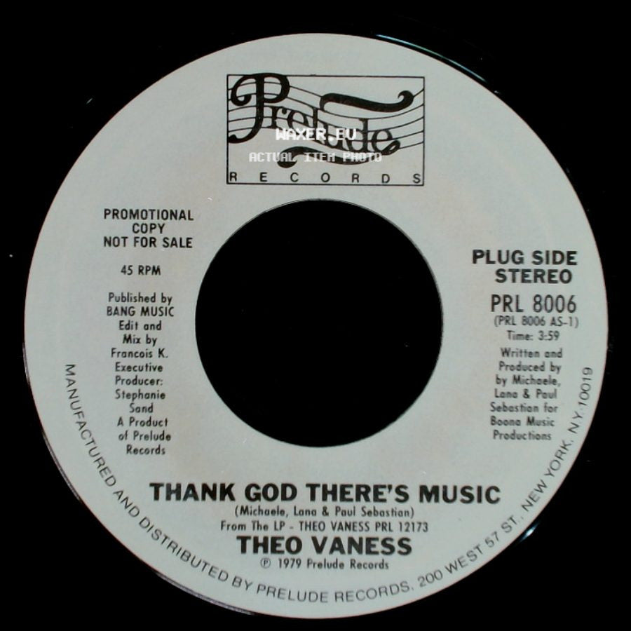 Theo Vaness - I Can't Dance Without You / Thank God There's Music side B