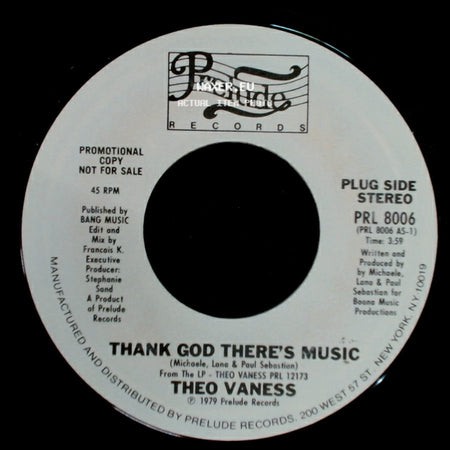 Theo Vaness - I Can't Dance Without You / Thank God There's Music side B