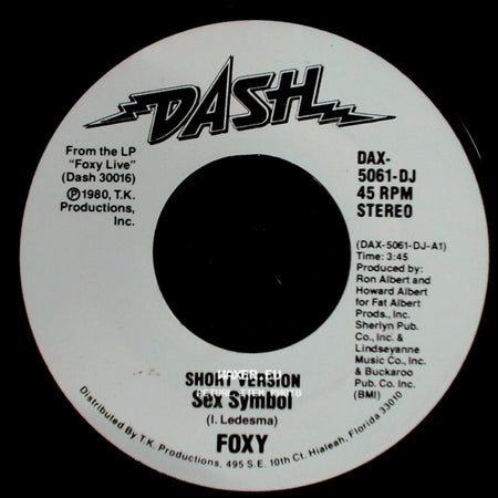 Foxy - Sex Symbol / Sex Symbol side A