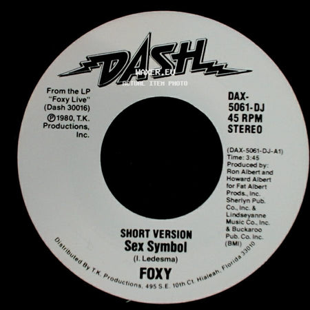 Foxy - Sex Symbol / Sex Symbol side A