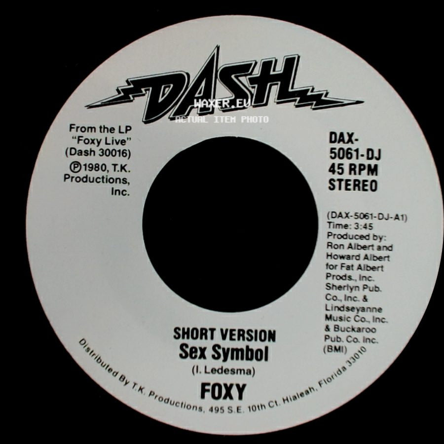 Foxy - Sex Symbol / Sex Symbol side A