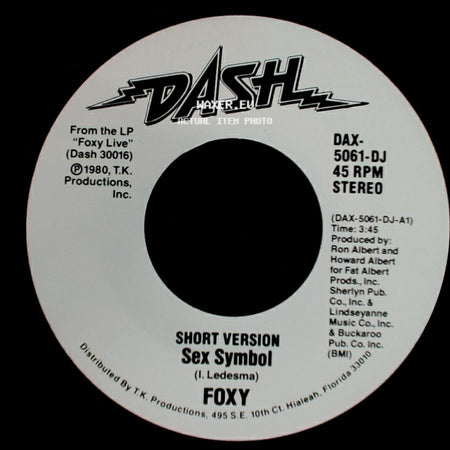 Foxy - Sex Symbol / Sex Symbol side A