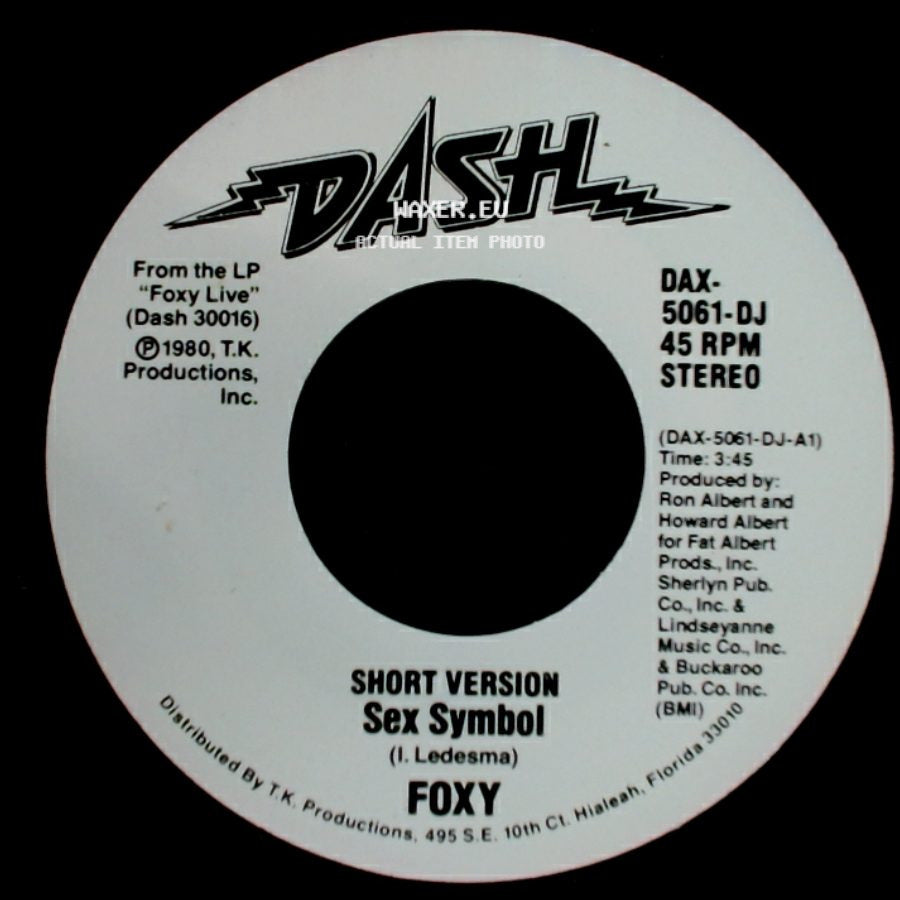 Foxy - Sex Symbol (Short Version) / Sex Symbol side A