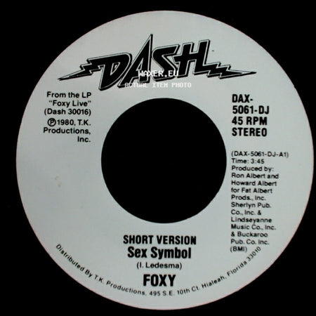 Foxy - Sex Symbol (Short Version) / Sex Symbol side A
