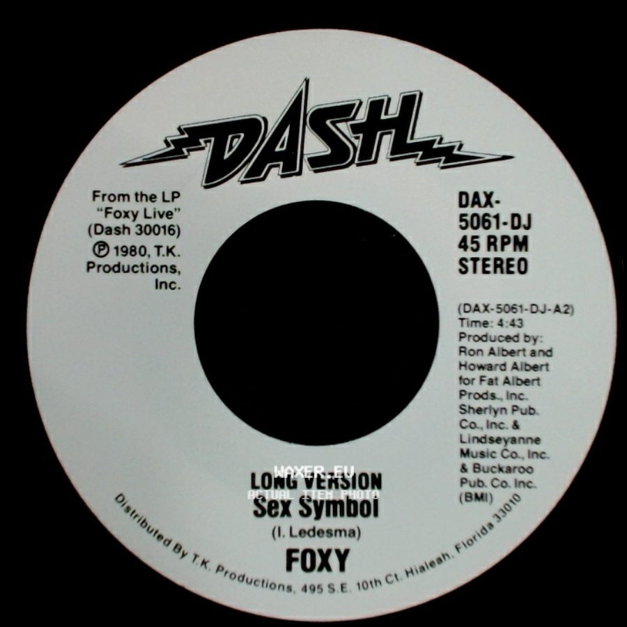 Foxy - Sex Symbol (Short Version) / Sex Symbol side B