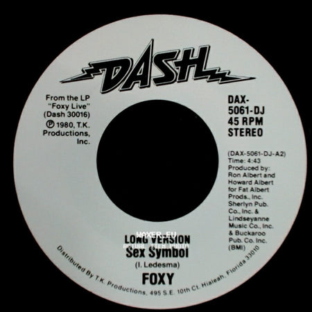 Foxy - Sex Symbol (Short Version) / Sex Symbol side B