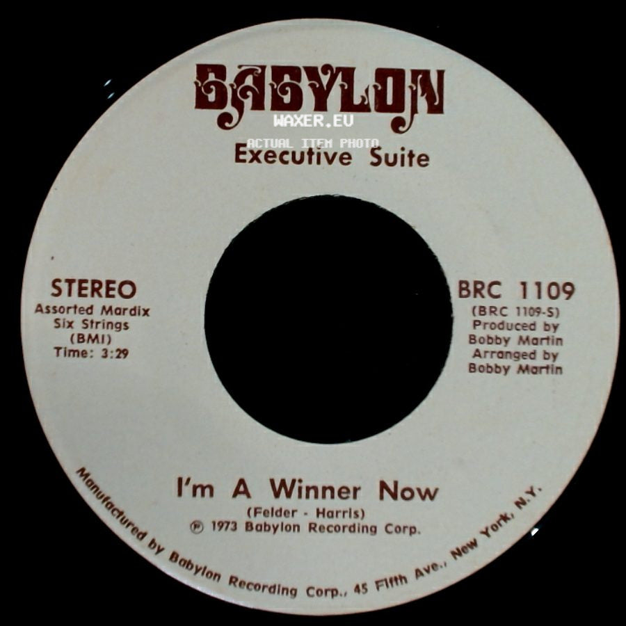 Executive Suite - I'm A Winner Now / You Got It side A