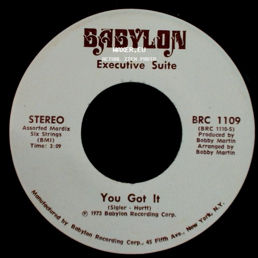 Unknown Artist - I'm A Winner Now / You Got It side B