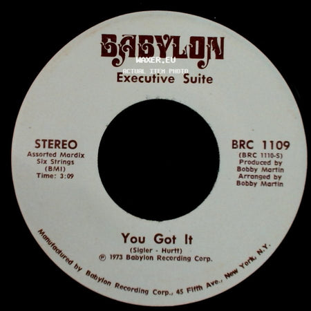 Unknown Artist - I'm A Winner Now / You Got It side B