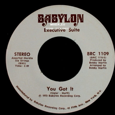 Executive Suite - You Got It / I'm A Winner Now side A
