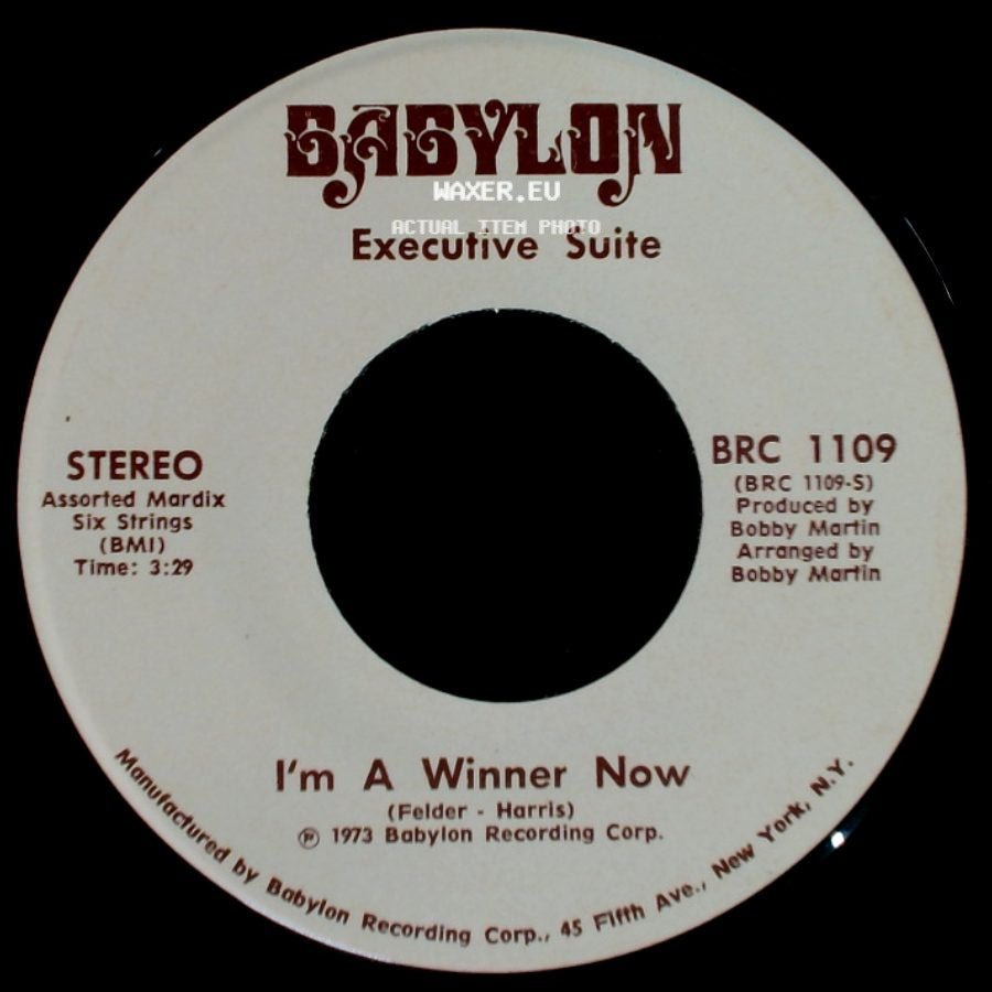 Executive Suite - I'm A Winner Now / You Got It side A