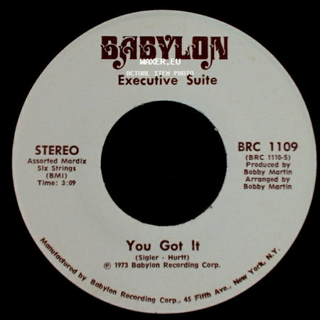 Executive Suite - You Got It / I'm A Winner Now side A