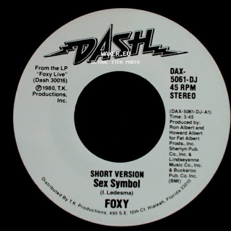 Foxy - Sex Symbol / Sex Symbol side A