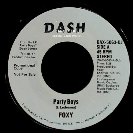 Foxy - Party Boys / Party Boys side A