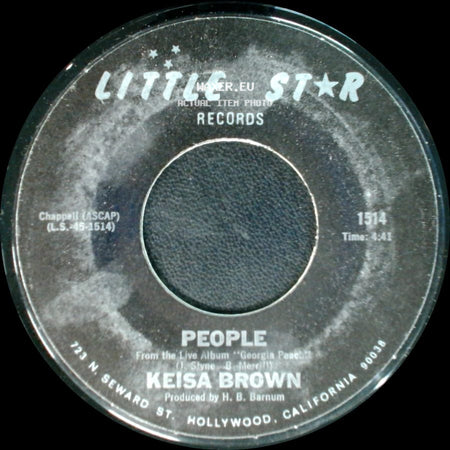 Keisa Brown - T.J. / People side B