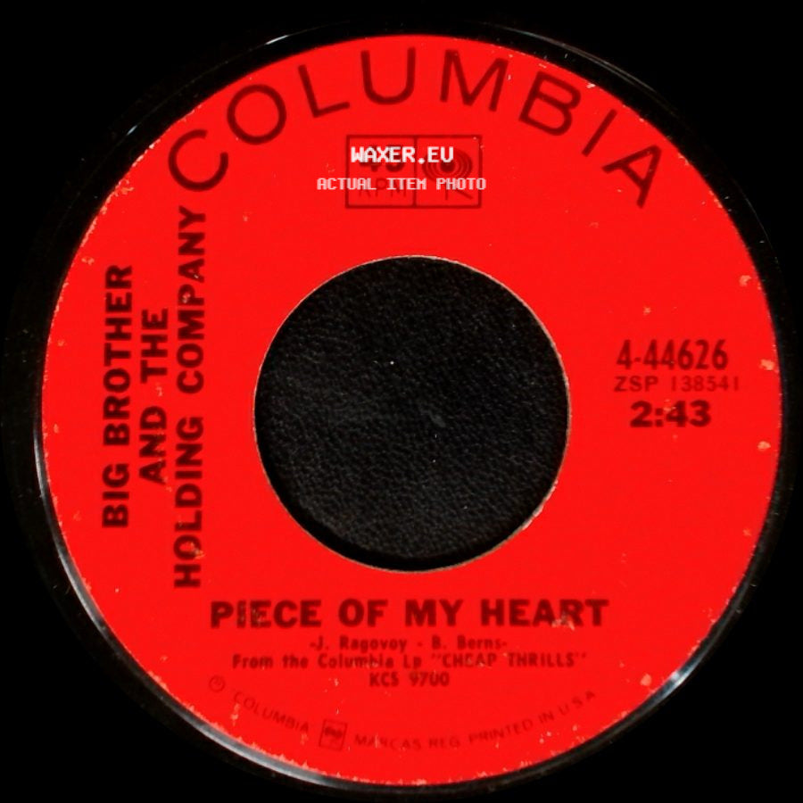 Big Brother And The Holding Company - Turtle Blues / Piece Of My Heart side B