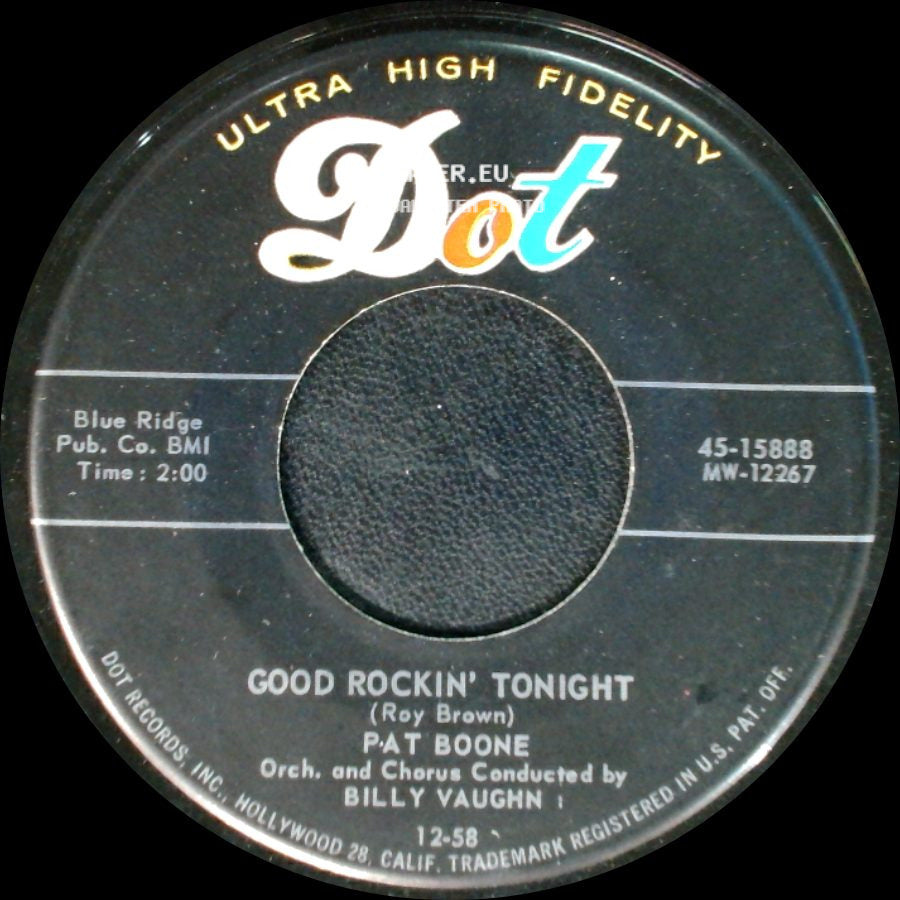 Pat Boone - Good Rockin' Tonight / With The Wind And The Rain In Your Hair side A