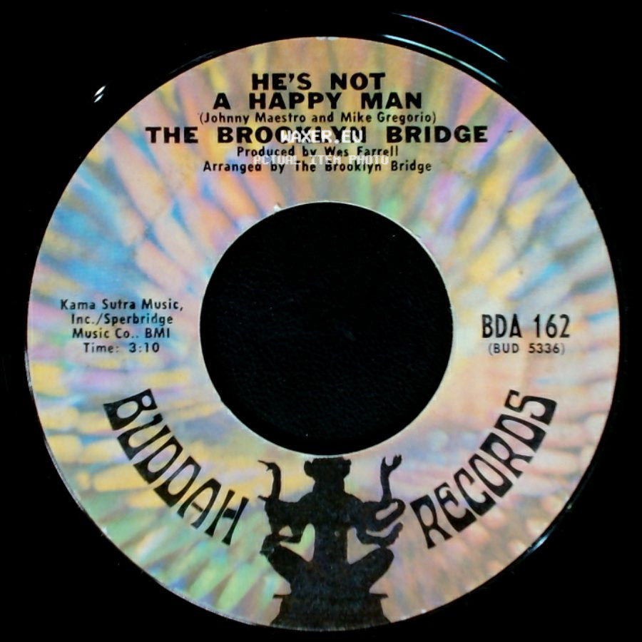 The Brooklyn Bridge - Free As The Wind / He's Not A Happy Man side B