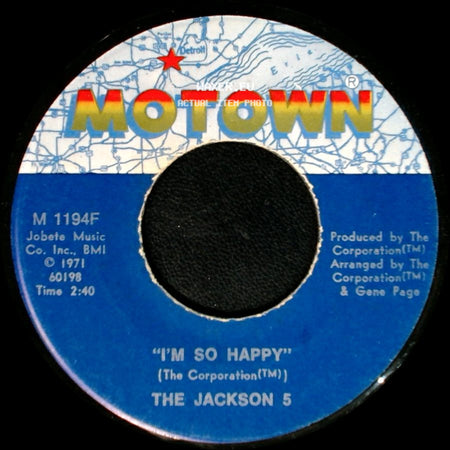 The Jackson 5 - Sugar Daddy / I'm So Happy side B