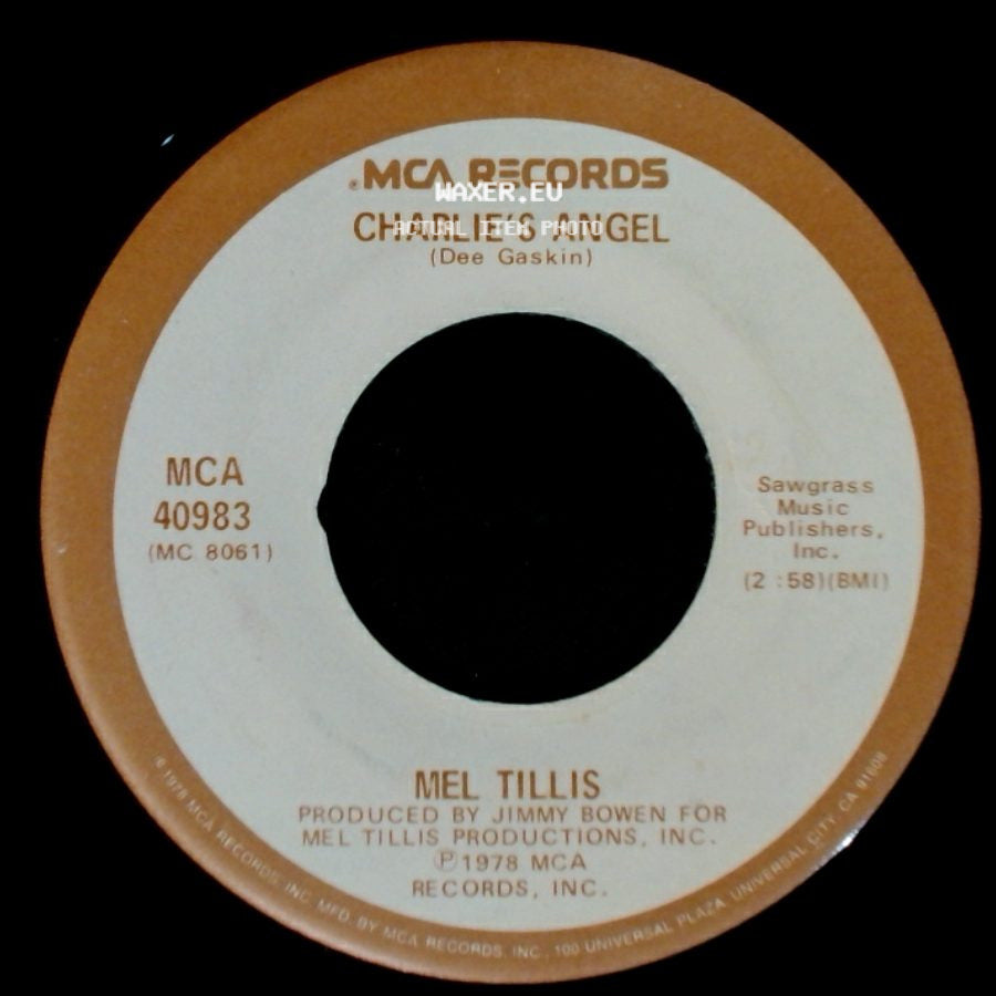 Mel Tillis - Send Me Down To Tucson / Charlie's Angel side B